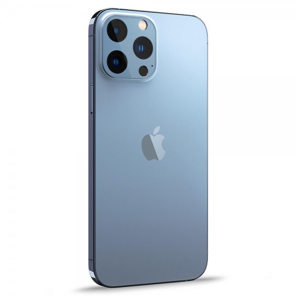 Spigen iPhone 13 Pro/iPhone 13 Pro Max Kameraskydd Glas.tR Optik 2-pack Sierra Blue