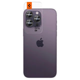 Spigen iPhone 14/15/16/17 Pro & Pro Max Kameraskydd GLAS.tR EZ Fit Optik Pro 2-pack Svart