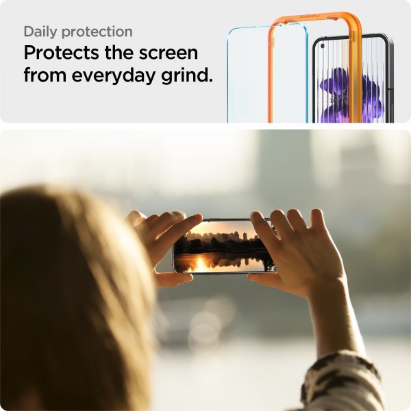 Spigen Nothing Phone (1) Skärmskydd GLAS.tR ALIGNmaster 2-pack