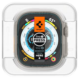 Spigen Apple Watch Ultra Skärmskydd GLAS.tR EZ Fit 2-pack