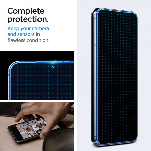 Spigen Samsung Galaxy S23 Plus Skärmskydd GLAS.tR EZ Fit 2-pack