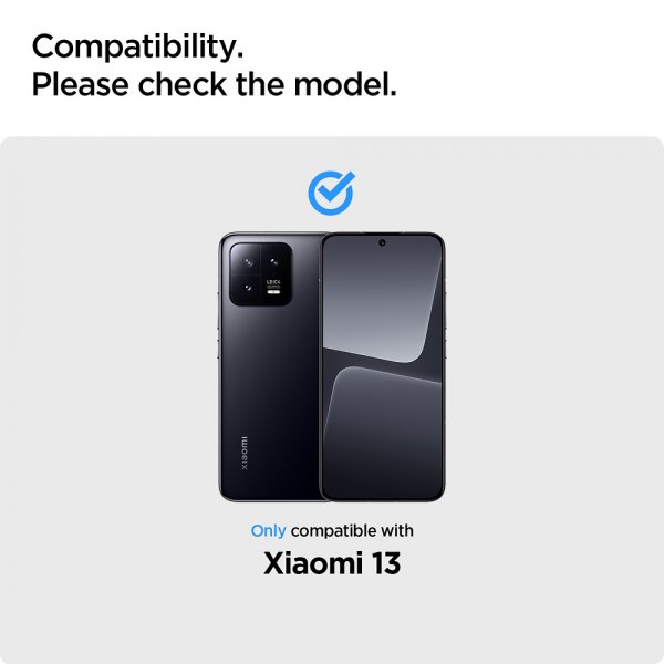 Spigen Xiaomi 13 Skärmskydd GLAS.tR Slim 2-pack