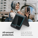 Spigen Samsung Galaxy Z Flip 5 Skärmskydd GLAS.tR EZ Fit 2-pack