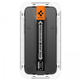 Spigen iPhone 15 Pro Max Skärmskydd GLAS.tR EZ Fit FC Svart 2-pack