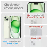 Spigen iPhone 15 Plus Skärmskydd GLAS.tR EZ Fit FC Svart 2-pack