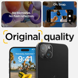 Spigen iPhone 14/15/14 Plus/15 Plus Kameraskydd Glas.tR Optik Crystal Clear 2-pack