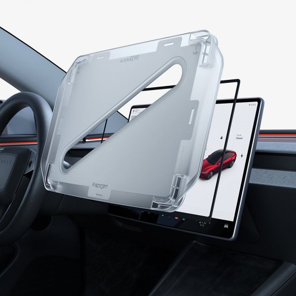 Spigen Skärmskydd GLAS.tR EZ FIT Anti-Glare Tesla Model 3 (2024)