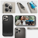 Spigen iPhone 15 Pro/iPhone 15 Pro Max Kameraskydd GLAS.tR EZ Fit Optik Pro 2-pack Natural Titanium