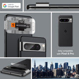 Spigen Google Pixel 8 Pro Kameraskydd Glas.tR EZ Fit Optik Crystal Clear 2-pack
