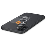 Spigen iPhone 16/iPhone 16 Plus Kameraskydd GLAS.tR EZ Fit Optik Pro 2-pack Svart
