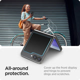 Spigen Samsung Galaxy Z Flip 6/Flip 7 FE Skärmskydd GLAS.tR EZ Fit 2-pack