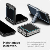 Spigen Samsung Galaxy Z Flip 6/Flip 7 FE Skärmskydd GLAS.tR EZ Fit 2-pack