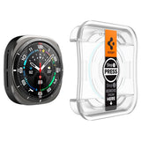 Spigen Samsung Galaxy Watch Ultra Skärmskydd GLAS.tR EZ Fit 2-pack