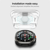 Spigen Samsung Galaxy Watch Ultra Skärmskydd GLAS.tR EZ Fit 2-pack