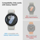 Spigen Samsung Galaxy Watch 7 44mm Skärmskydd GLAS.tR EZ Fit 2-pack