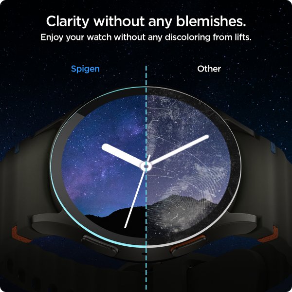 Spigen Samsung Galaxy Watch 7 40mm Skärmskydd GLAS.tR EZ Fit 2-pack
