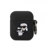 Karl Lagerfeld AirPods 1/2 Skal 3D Logo Svart