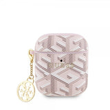 Guess AirPods 1/2 Skal G Cube Rosa