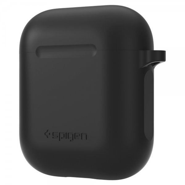 Spigen AirPods 1/2 Skal Silicone Case Svart