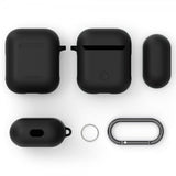 Spigen AirPods 1/2 Skal Silicone Case Svart