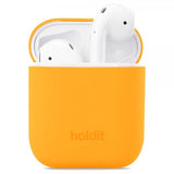 holdit AirPods 1/2 Skal Silikon Orange Juice