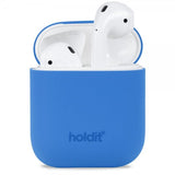 holdit AirPods 1/2 Skal Silikon Sky Blue