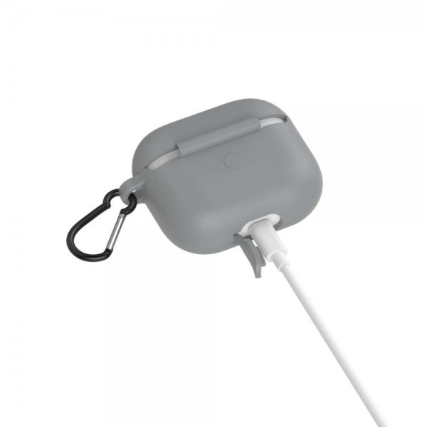AirPods 3 Skal med Karbinhake Grå