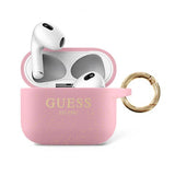 Guess AirPods 3 Skal Printed Logo Rosa