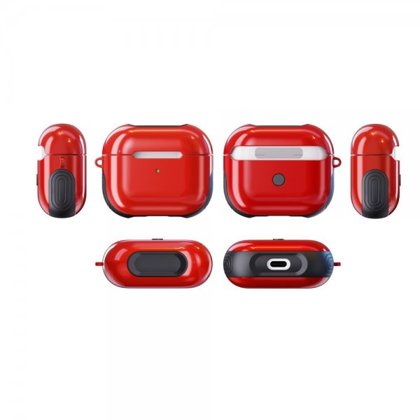 AirPods 3 Skal Gummerad Röd