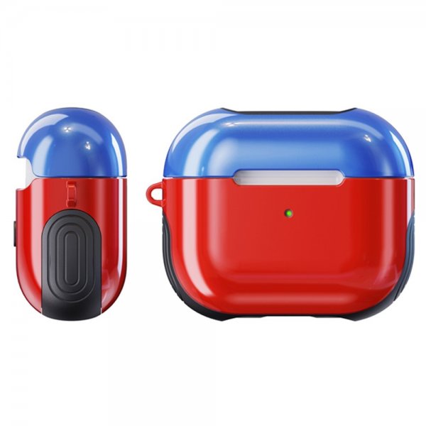 AirPods 3 Skal Gummerad Röd Blå