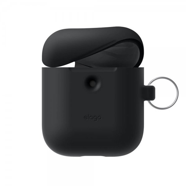 Elago AirPods 3 Skal Silicone Hang Case Svart