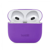 holdit AirPods 3 Skal Silikon Bright Purple
