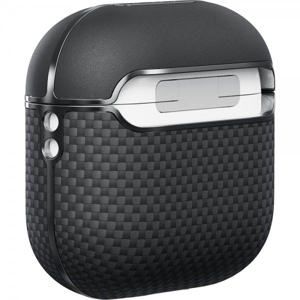 Pitaka AirPods 4 Skal Aramid Fiber Black/Grey