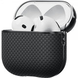 Pitaka AirPods 4 Skal Aramid Fiber Black/Grey