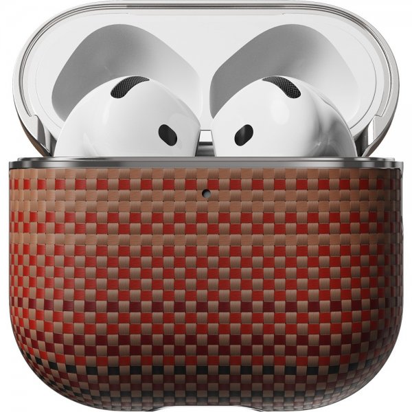 Pitaka AirPods 4 Skal Aramid Fiber Sunset