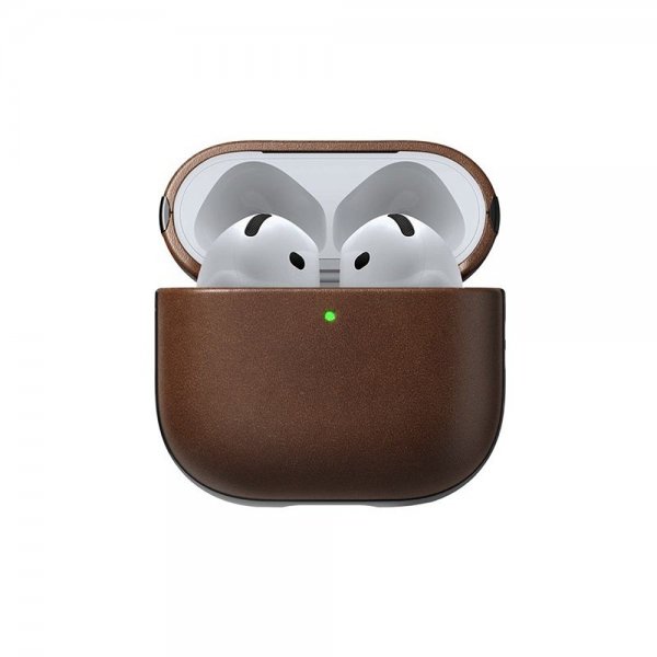 Nomad AirPods 4 Skal Modern Leather Case Brun