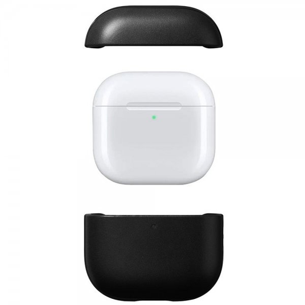 Nomad AirPods 4 Skal Modern Leather Case Svart