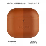 Fixed AirPods 4 Skal PodsLeather Brun