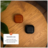 Fixed AirPods 4 Skal PodsLeather Brun