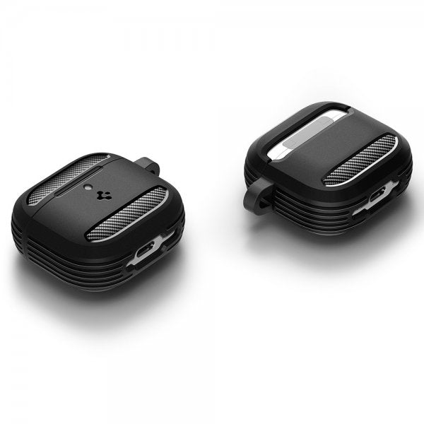 Spigen AirPods 4 Skal Rugged Armor Matte Black