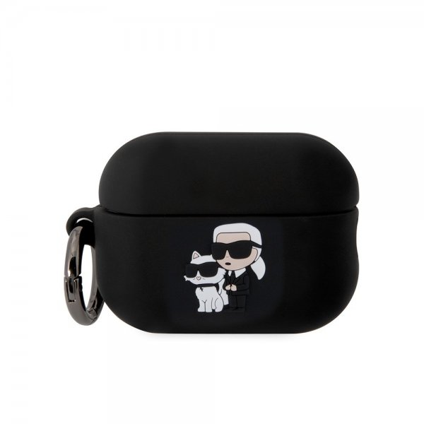 Karl Lagerfeld AirPods Pro 2 Skal 3D Logo Svart