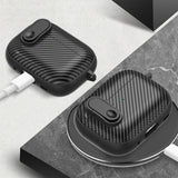 AirPods Pro 2 Skal Kolfibermönster Ljusgrön