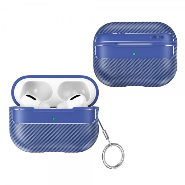 AirPods Pro 2 Skal Kolfibertextur Blå