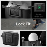 Spigen AirPods Pro 2 Skal Lock Fit Matte Black