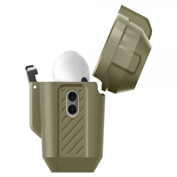 Spigen AirPods Pro 2 Skal Lock Fit Vintage Khaki