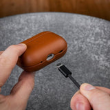 Fixed AirPods Pro 2 Skal PodsLeather MagSafe Brun