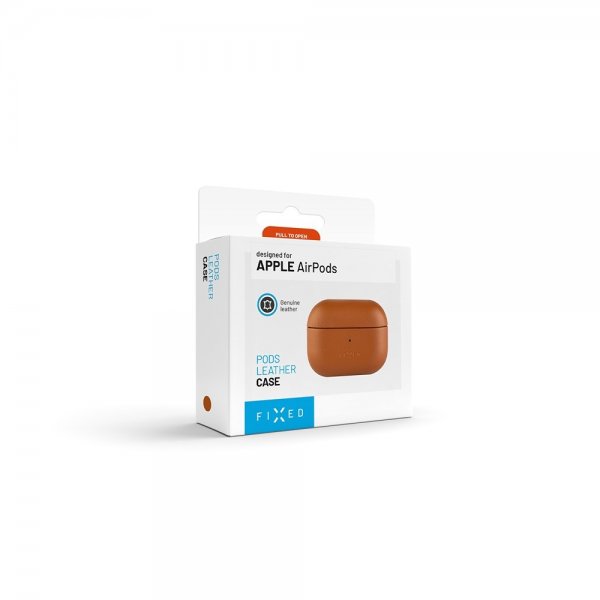 Fixed AirPods Pro 2 Skal PodsLeather MagSafe Brun