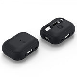 Spigen AirPods Pro 2 Skal Silicone Fit + Strap Svart