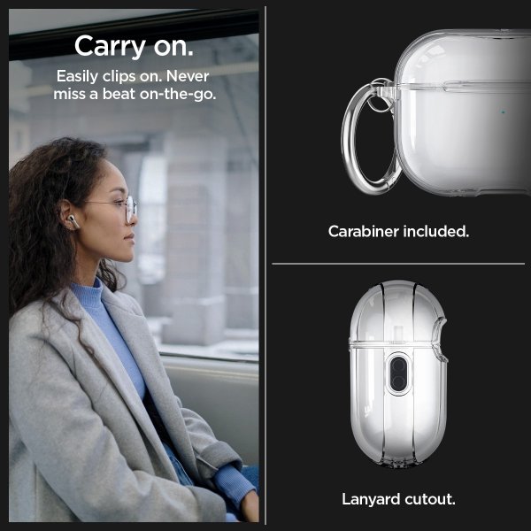 Spigen AirPods Pro 2 Skal Ultra Hybrid Crystal Clear