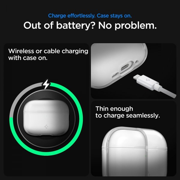 Spigen AirPods Pro 3 Skal Liquid Crystal Crystal Clear
